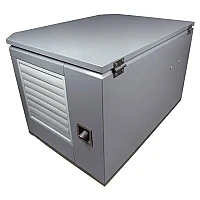 Бензиновый генератор FUBAG BS 14000 A ES в тихом зимнем кожухе 1600 RAL 7024