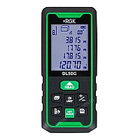 Лазерный дальномер RGK DL50G - зеленый луч